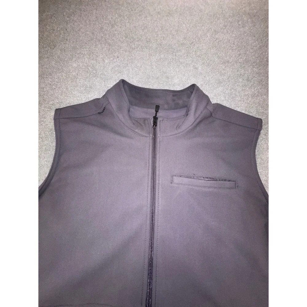 Carhartt Liberty Modern Fit Mens 2XL Pewter Gray Full Zip Scrub Vest C82023